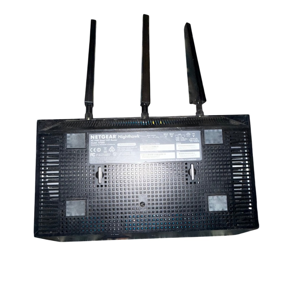 NETGEAR Nighthawk R7000 AC1900 Smart WiFi Router Dual Band Tested Working - Picture 6 of 6
